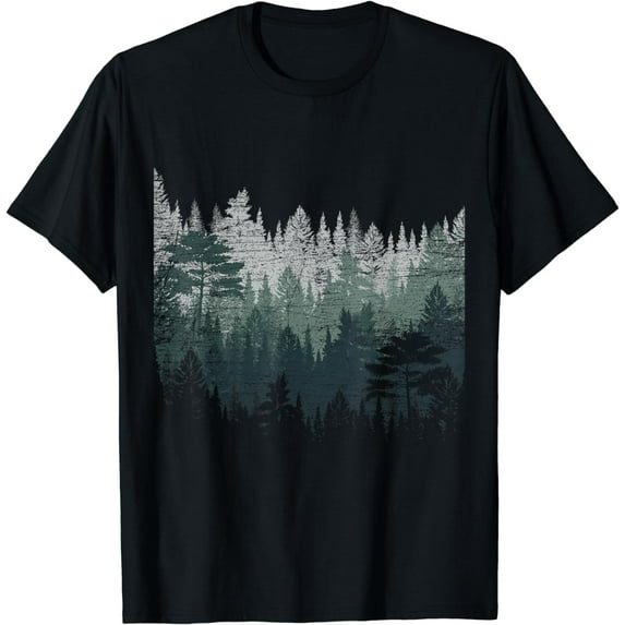 Night Nature Wildlife Trees Outdoor Forest T-Shirt