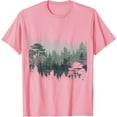 thumbnail image 1 of Night Nature Wildlife Trees Outdoor Forest Unisex T-Shirt for Men Women Kids Toddler,Light Pink Color,Size M, 1 of 5