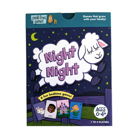 Night Night Bedtime Family Card Game for Babies and Toddlers by Small Fries Games for Ages 0 - 4+