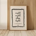 thumbnail image 1 of Night Night Sleep Tight Print / Fun Bedroom Prints, Stay In Bed Print, Night Night Poster, Dorm Room Decor, Preppy Poster Wall Art, Modern Wall Decor, 16x24 UNFRAMED, 1 of 2