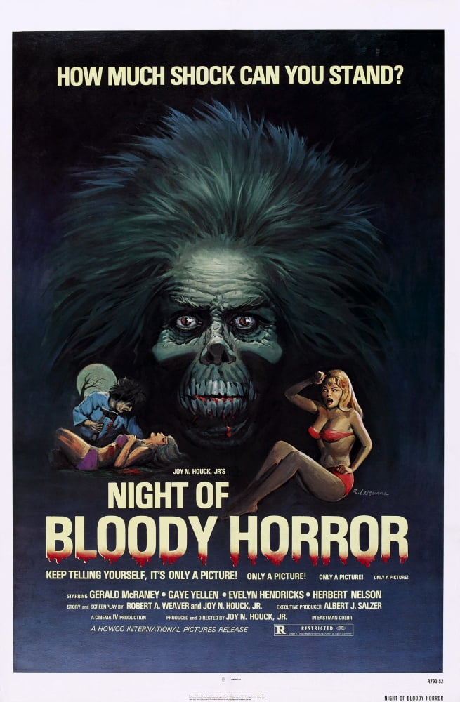 Night Of Bloody Horror U Canvas Art -  (11 x 17)