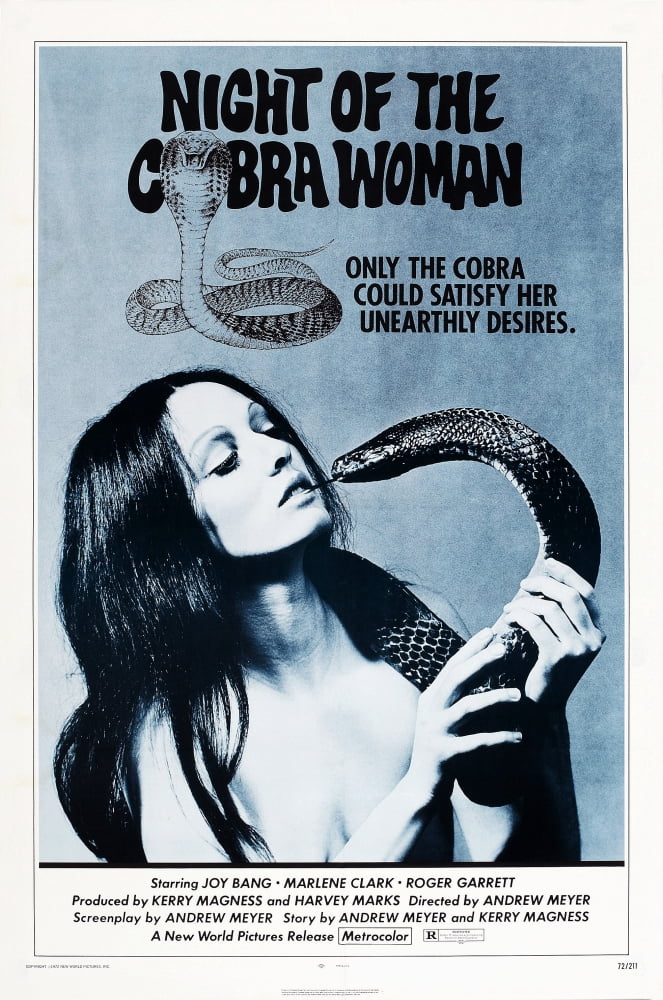 Night Of The Cobra Woman U Canvas Art - (11 x 17)