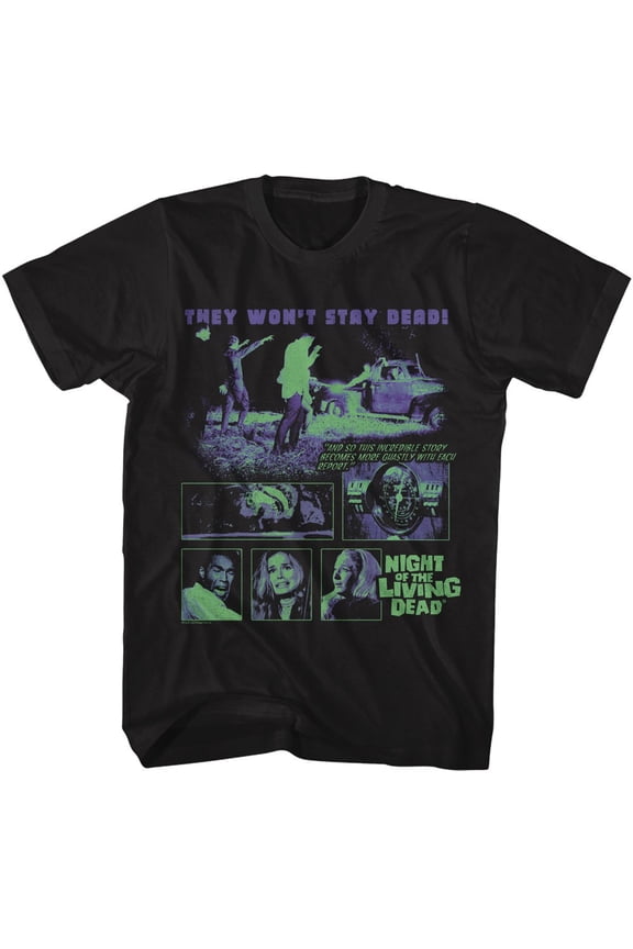 Night Of The Living Dead Incredible Story They Won't Stay Dead Men's T Shirt