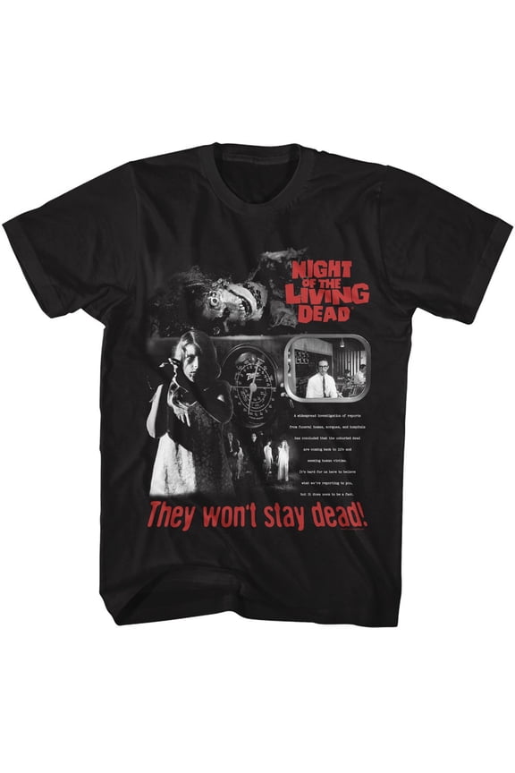 Night Of The Living Dead Movie Unburied Dead Coming Back To Life Men's T Shirt