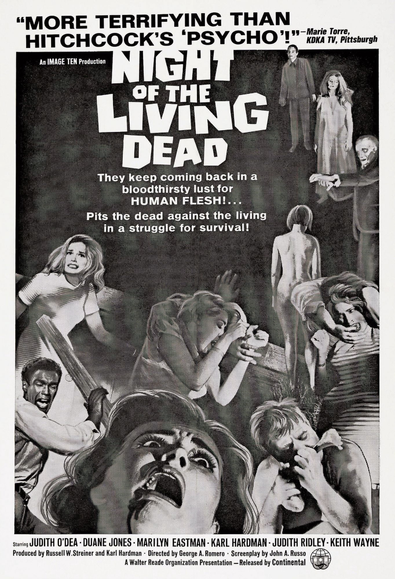 Night Of The Living Dead U Canvas Art - (11 x 17)