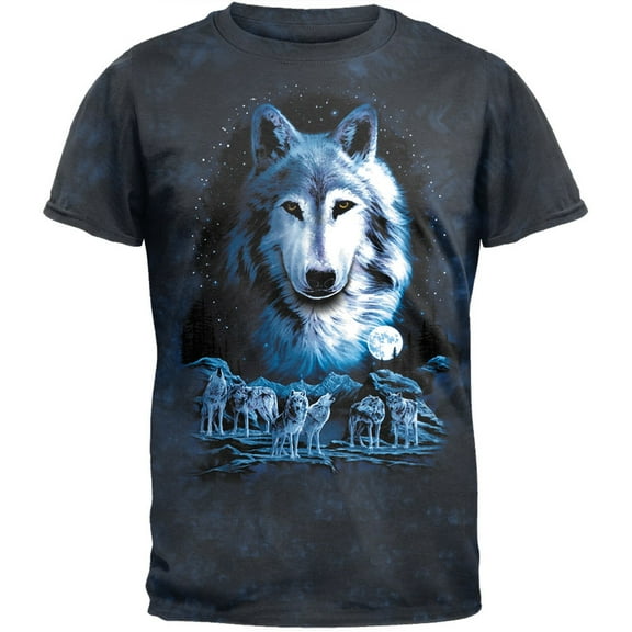 Night Of The Wolves Tie Dye T-Shirt