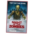 thumbnail image 1 of Night Of The Zombies Movie poster 12x16 Print on Metal Sign 12in x 16in Square Adults Best Posters, 1 of 3