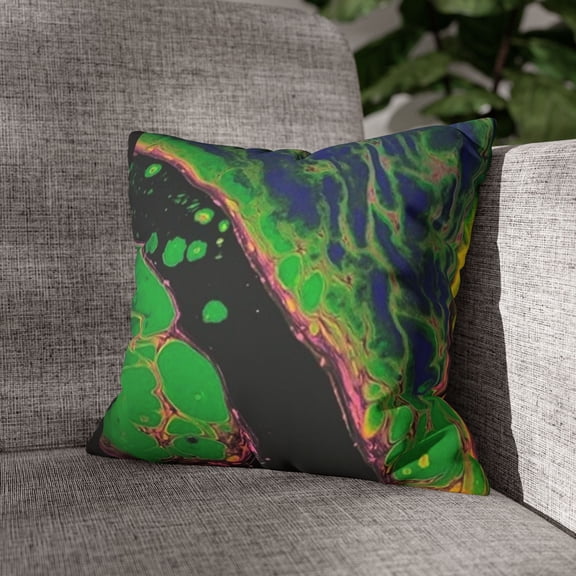 Night Out Faux Suede Square Pillowcase 14x14"