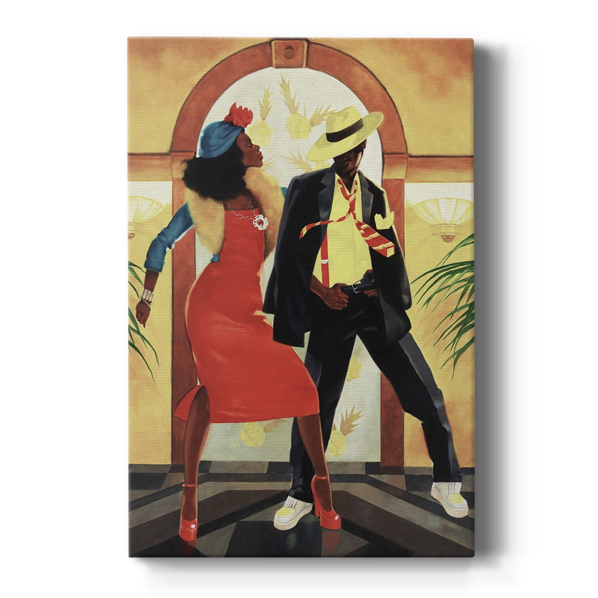 Night Out I Premium Gallery Wrapped Canvas - Ready to Hang