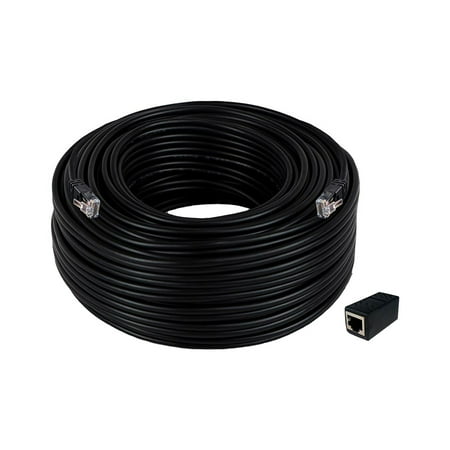 Night Owl - 100 ft. Cat-5e Ethernet Cable - Black