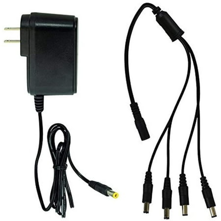 Night Owl 100V-240V Power Adapter with Short Circuit Protection, SPF-CAMP-2A