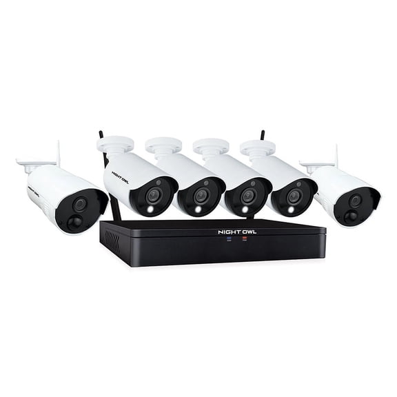 (Open Box) Night Owl 1080p HD Wired Plus Wireless Security System