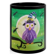 Night Owl 11oz Black Mug (Brookson Collection)