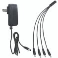 thumbnail image 1 of Night Owl 15V-1.6A Camera Power Adapter with 4-Way Power Splitter - Powers up to 4 Cameras, 1 of 3