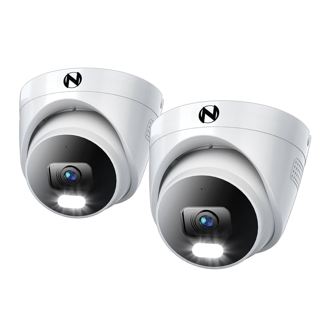 Night Owl Add On Wired IP 4K Deterrence Dome Cameras with 2Way Audio