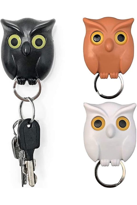 Night Owl Hooks Magnetic Wall Keychain Hooks Home Accessories