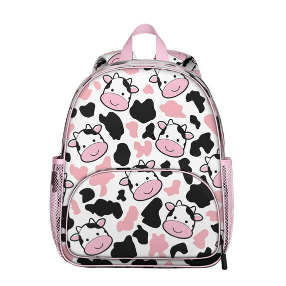 Night Owl Pattern Durable School Backpack - Ergonomic & Padded Student Daypack with Side Pockets