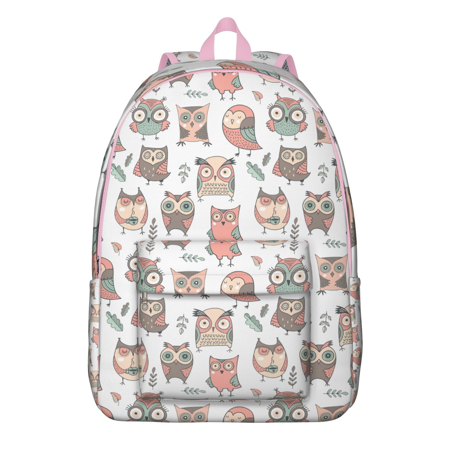 Ornamental Owl Print Pattern Premium Backpack main image 0