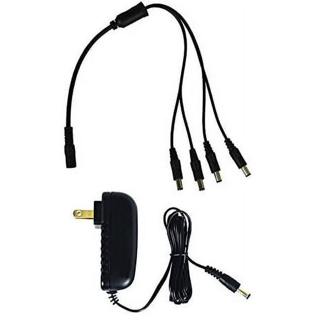 Night Owl Security Camera Power Adapter with 4Way Power Splitter