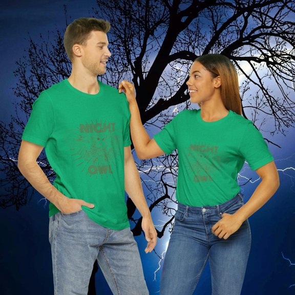 Night Owl Unisex Jersey Short Sleeve Tee