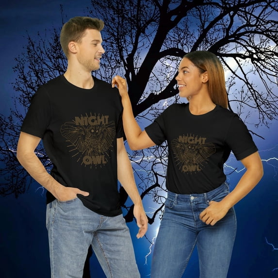 Night Owl Unisex Jersey Short Sleeve Tee