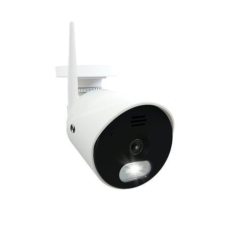 Night Owl Wi-Fi Spotlight Security Surveillance Camera, Wide Angle, 2-Way Audio, In/Outdoor, Night Vision with AC Power Adapter