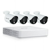 Night Owl Surveillance Cameras 1TB Hard Drive 1080p HD Wired Spotlight, Black, White