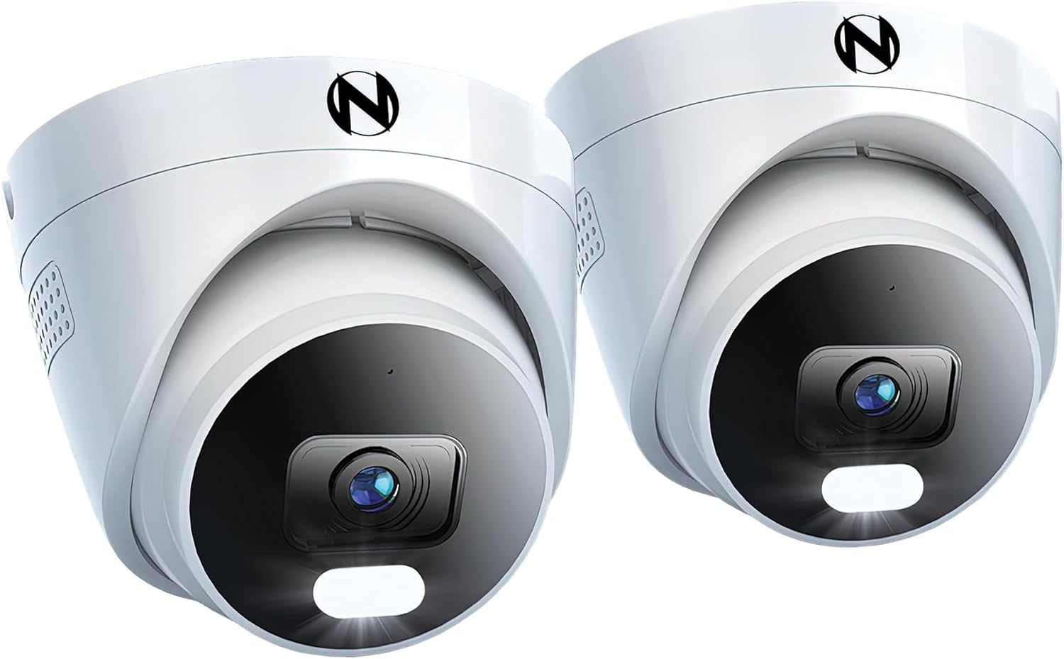 Night Owl Wired IP 4MP Deterrence Dome Camera with 2-Way o - 2 Pack ...