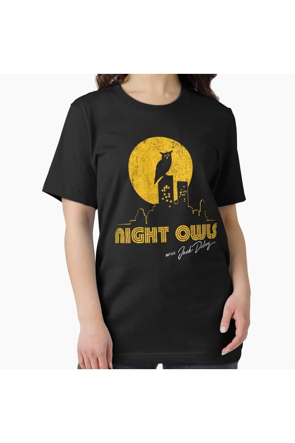 Night Owls with Jack Delroy Late Night with the Devil Graphic H4227 T-Shirt, for Men and Women, Up to Size 5XL