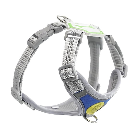 Night Pet Harness Leash for Outdoor Activities Breathable Vest Style No Pull Design for Cats and Dogs Fit Chest 65-80cm and 45-80lbs