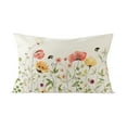 Night Pillowcase Silk Farmhouse Pillow Covers 19.6x11.8in Hello Spring