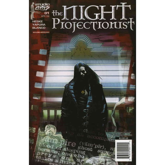 Night Projectionist #1 VF ; Studio 407 Comic Book