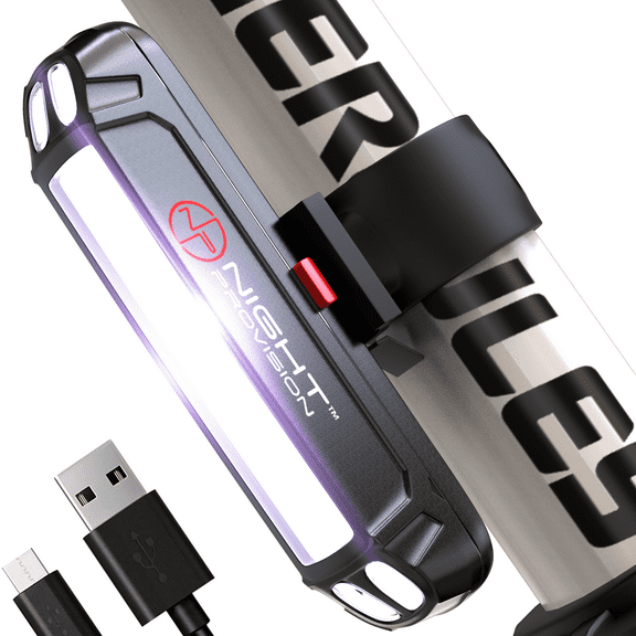 Night Provision LINE-120F Front USB Bike Light 120 Lumen Skateboard LED