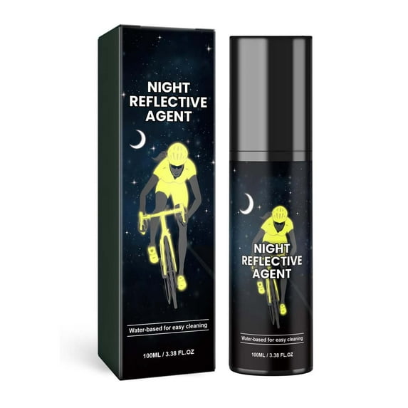 Night Reflective Spray,Bright Spray Paints, Easy To Carry Glow-In-The-Dark Paint,Long-Lasting High Visibility Paint for Clothes, Bicycles and Skateboards