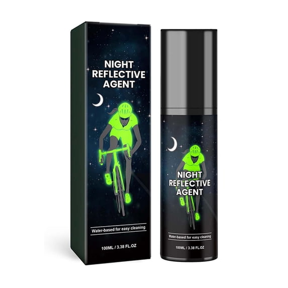 Night Reflective Spray Paint, Gaqring Super Bright Long Lasting Reflective Marking Paint, Fast Drying Acrylic Spray for Night Riding Bike Equipment Outdoor Safety