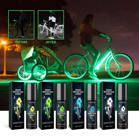 Night Reflective Spray Paint Outdoor Reflective Marking Night Riding Bike Reflective Equipment 100ml