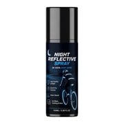 Night Reflective Spray - Reflective Spray Paint 100ml | Reflective Coating Spray, Weatherproof Safety Fluorescent Paint, For Nighttime Cycling, Running, Walking, Driveway Traffic