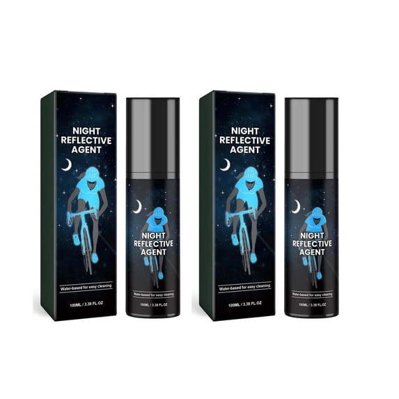 Night Reflective Spray, for Bike, Motorcycle or Skateboard Marking, Curb Paint, Traffic Paint, Ensure Safety at Night Blue
