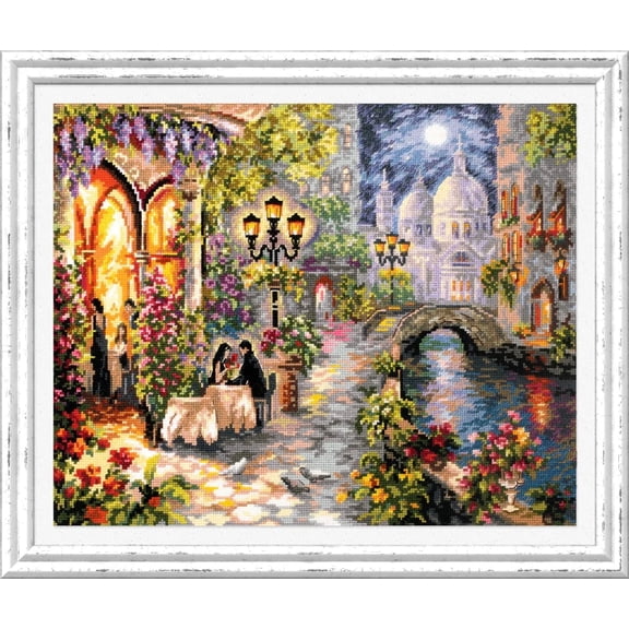 Wizardi Counted Cross-Stitch Kit Night Rendezvous 110-081 Magic Needle