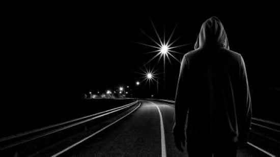 Night Road Canvas Art - Patrick Foto (12 x 18)