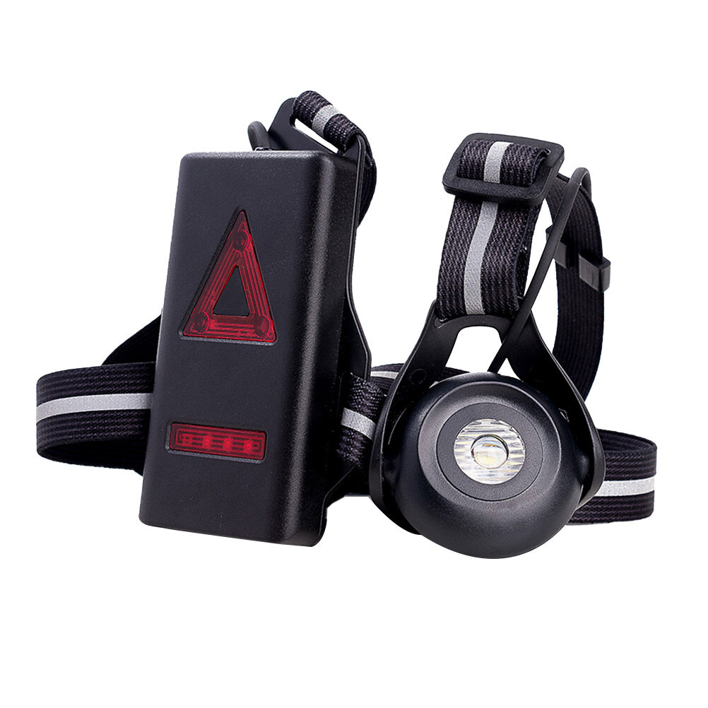 Night Running Light Chest Body Torch USB Rechargeable LED Flashlight