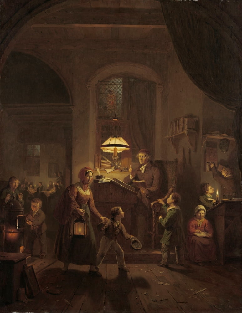 Night School Canvas Art - (24 x 36)