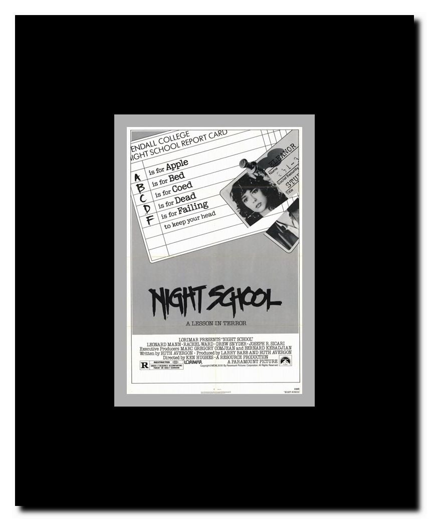 Night School Framed Movie Poster
