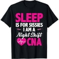 thumbnail image 1 of Night Shift CNA Humor Present for Healthcare Workers T-Shirt, 1 of 5