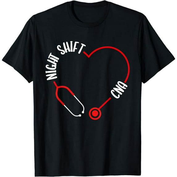 Night Shift CNA Nursing Assistant Night Shift Worker Nurses T-Shirt