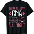 thumbnail image 1 of Night Shift CNA Sleep all Day Funny Nurses Nursing Assistant T-Shirt, 1 of 4