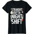 thumbnail image 1 of Night Shift Nurse For Men Women Emergency Registered Nurse T-Shirt, 1 of 3