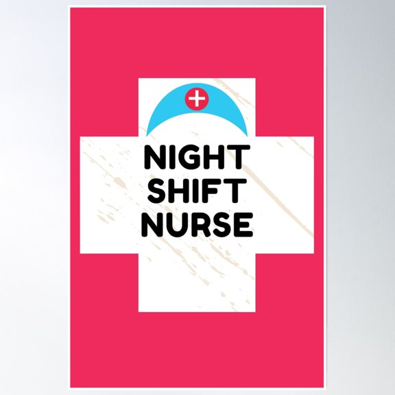 Night Shift Nurse Rules Poster Wall Art Modern Wall Decor Wall Art Home Decor