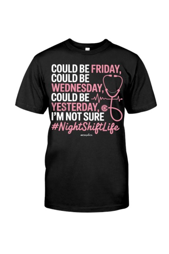 Night Shift Nurse Shirt, Night Shift Nurse Tee, Night Shift Doctor, Team Night Shift Shirt, New Nurse Gift, Rn Nurse Shirt, Nurse Life Shirt Classic T-Shirt