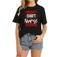 thumbnail image 1 of Night Shift Nurse Squad RN CNA Nursing Appreciation T-Shirt, 1 of 5